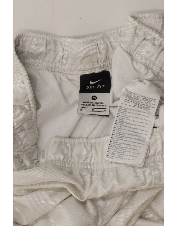 Pantalones cortos deportivos Nike Dri Fit Regular para hombre Poliéster a rayas blancas medianas