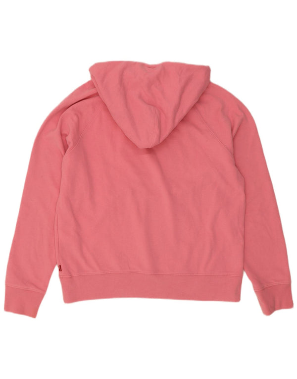 Levi's Jersey con capucha gráfica para mujer Reino Unido 14 Algodón rosa medio