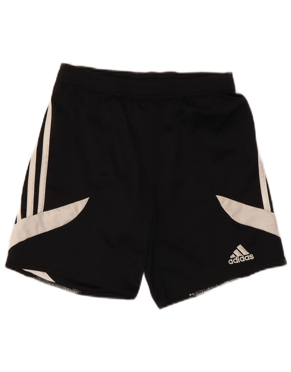 Adidas Boys Climalite Sport Shorts 7-8 años Mediano Negro Colorblock