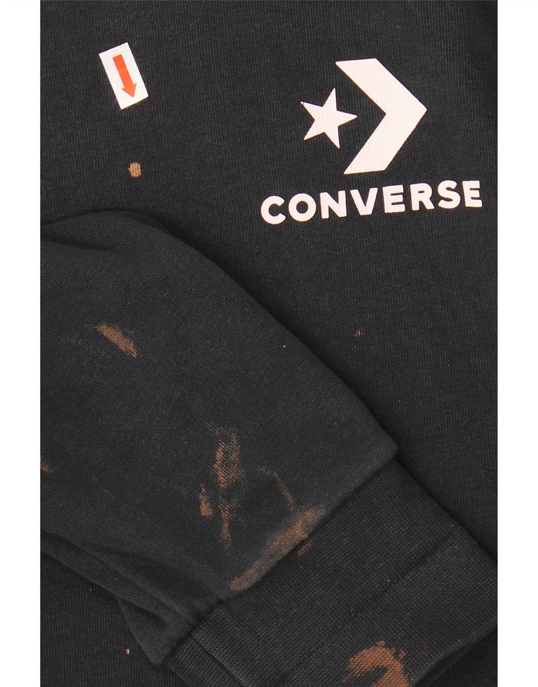 Converse Hombre Sudadera Jumper Medium Negro Algodón