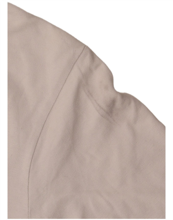 Kappa Polo De Manga Larga De Algodón Blanco Mediano Hombre