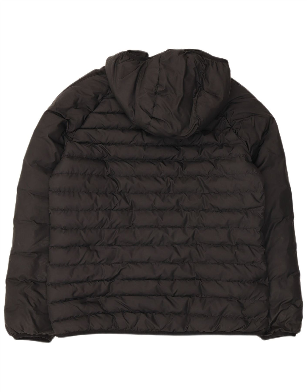 ADIDAS Chaqueta acolchada con capucha para hombre UK 38 Mediana Negro Poliéster