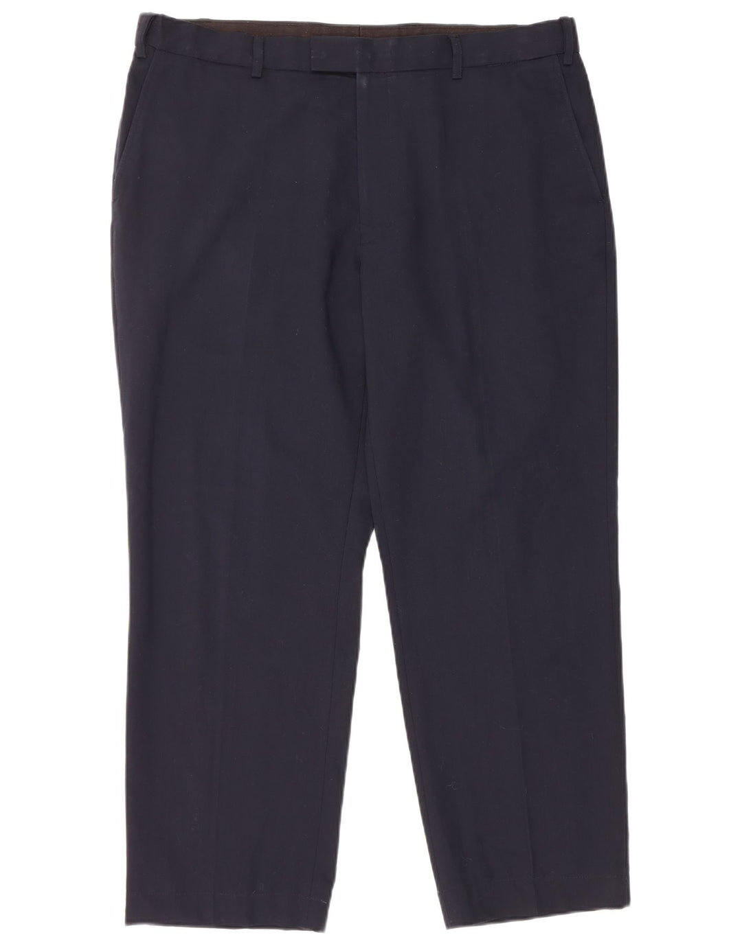 Marks & Spencer Pantalones de traje de corte regular para hombre W38 L27 Azul marino