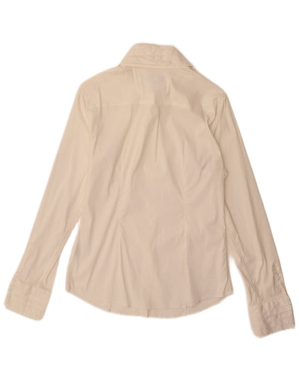 Camisa Gant para mujer UK 12 Medium Off White Cotton