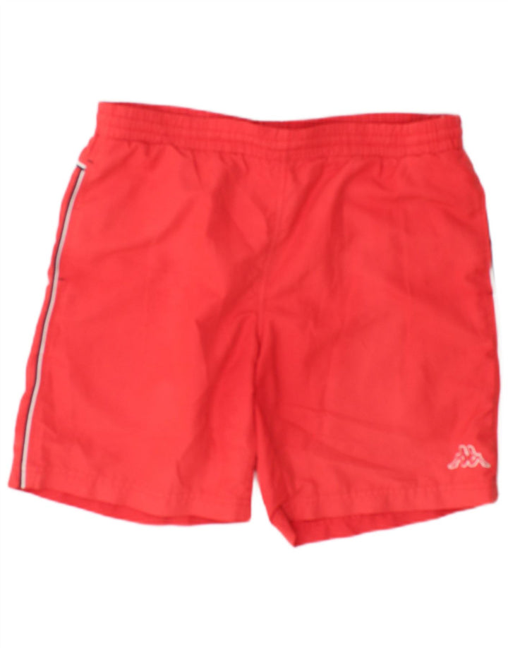 Kappa Hombre Bañador Shorts Medium Rojo Colorblock Poliéster