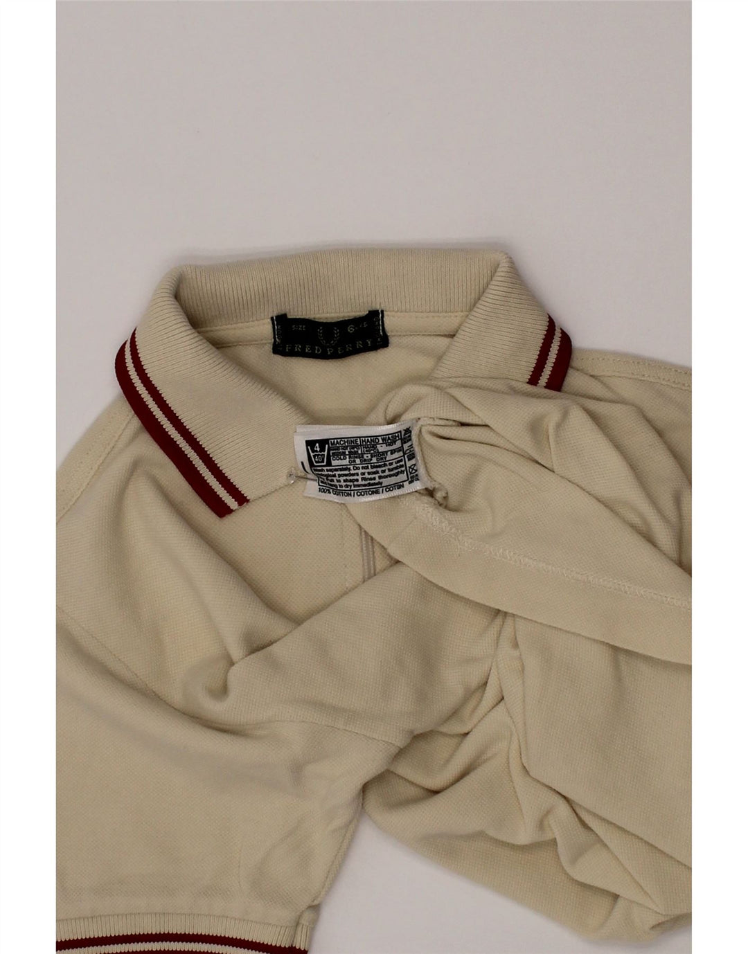 Fred Perry Polo para niño 5-6 años Amarillo Algodón