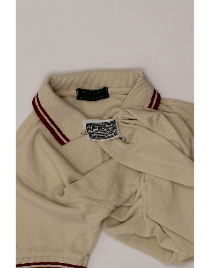 Fred Perry Polo para niño 5-6 años Amarillo Algodón