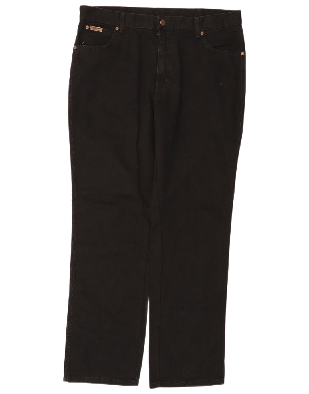 WRANGLER Vaqueros rectos Texas para hombre W38 L32 Algodón negro