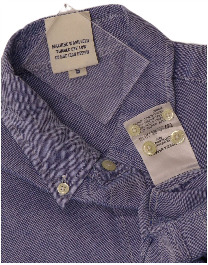 FRANKLIN MARSHALL Camisa Slim Fit para Hombre Azul Pequeño