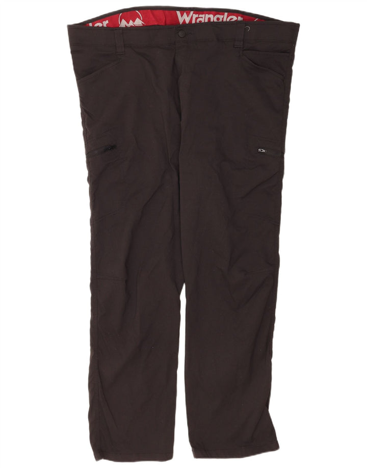 Pantalón Cargo Recto Para Hombre Wrangler W44 L30 Nylon Negro