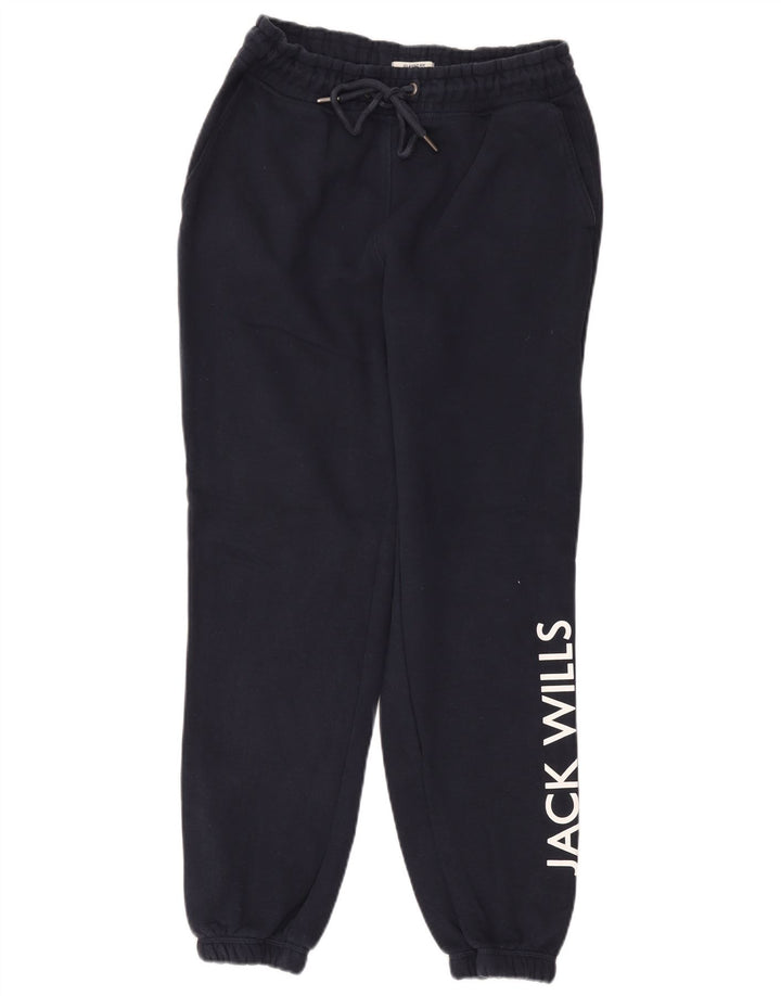 Jack Wills Hombre Pantalones De Chándal Con Gráfico Joggers Medium Azul Marino