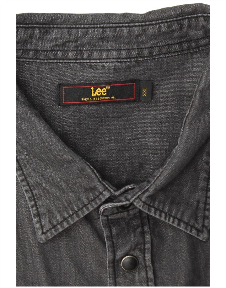 LEE Camisa vaquera para hombre 2XL Negro