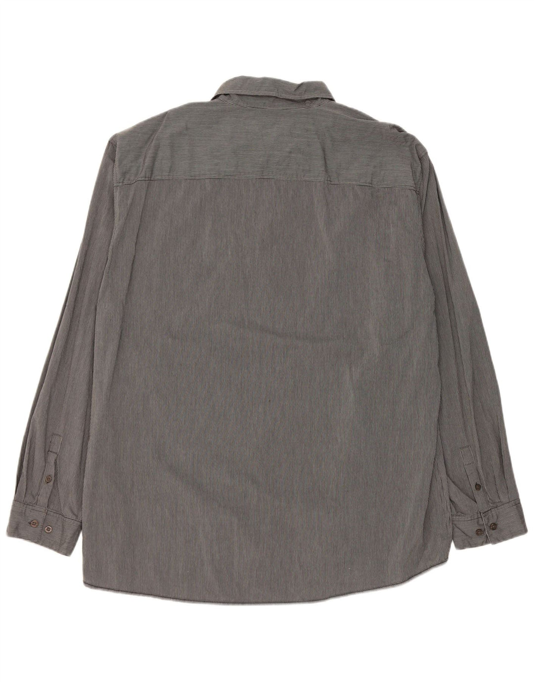 Mustang Camisa Hombre 3XL Algodón Rayas Gris