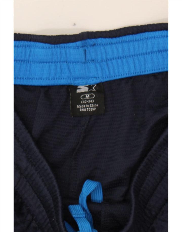 STARTER Mens Tracksuit Trousers Medium Navy Blue Polyester Vintage Starter and Second-Hand Starter from Messina Hembry 