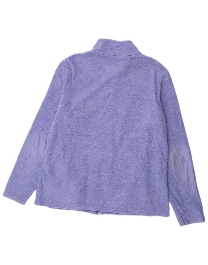 Marks & Spencer Chaqueta polar para mujer UK 46 Grande Poliéster morado