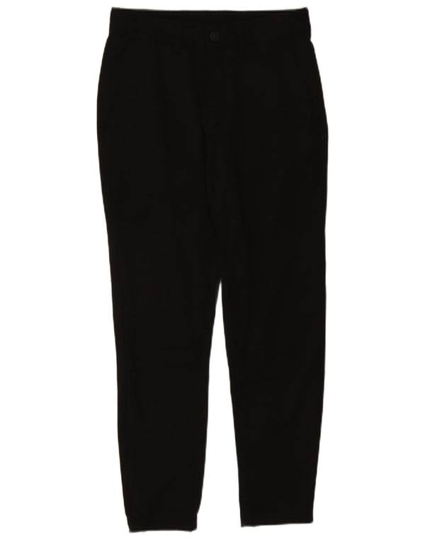 Zara Hombre Pantalón Chino Slim EU 36 XS W29 L27 Poliéster Negro