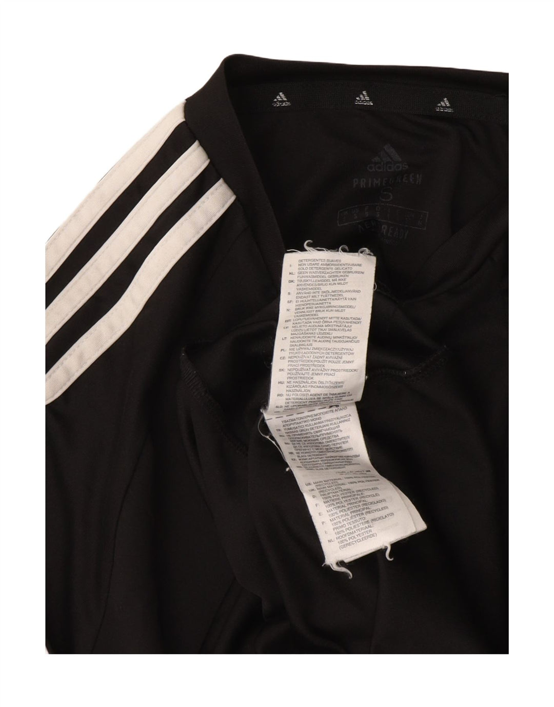 Adidas Hombre Aeroready Graphic Camiseta Top Pequeño Poliéster Negro