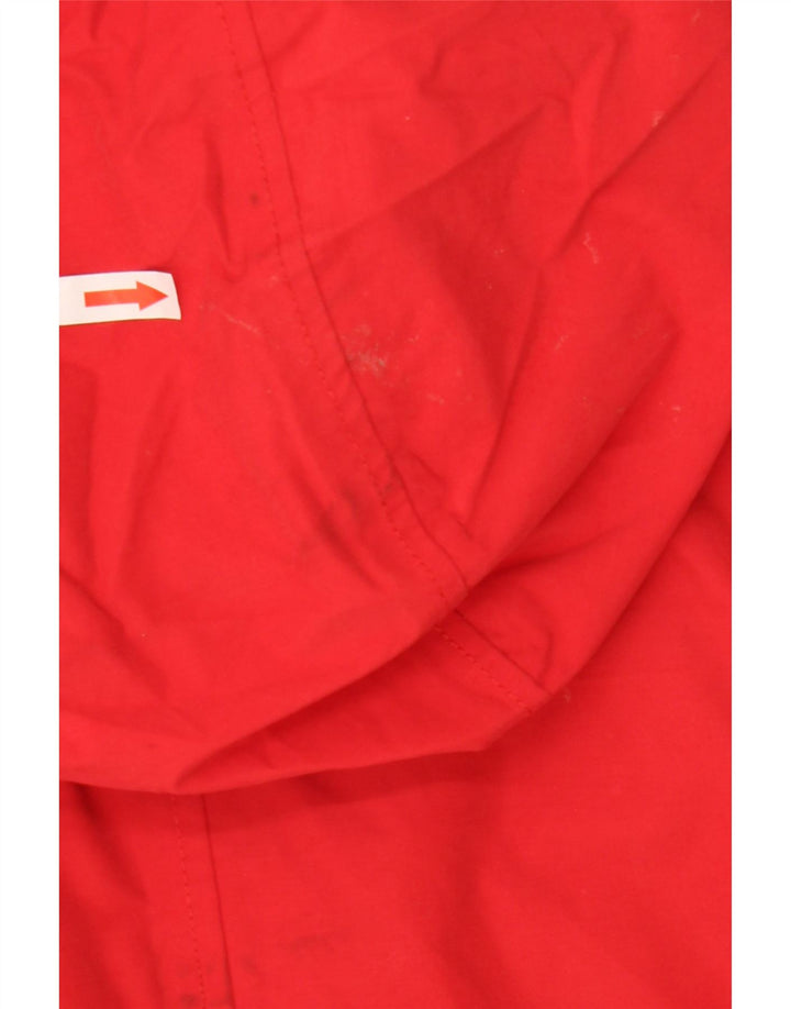 Chubasquero con capucha para mujer Joules UK 44 Algodón rojo mediano