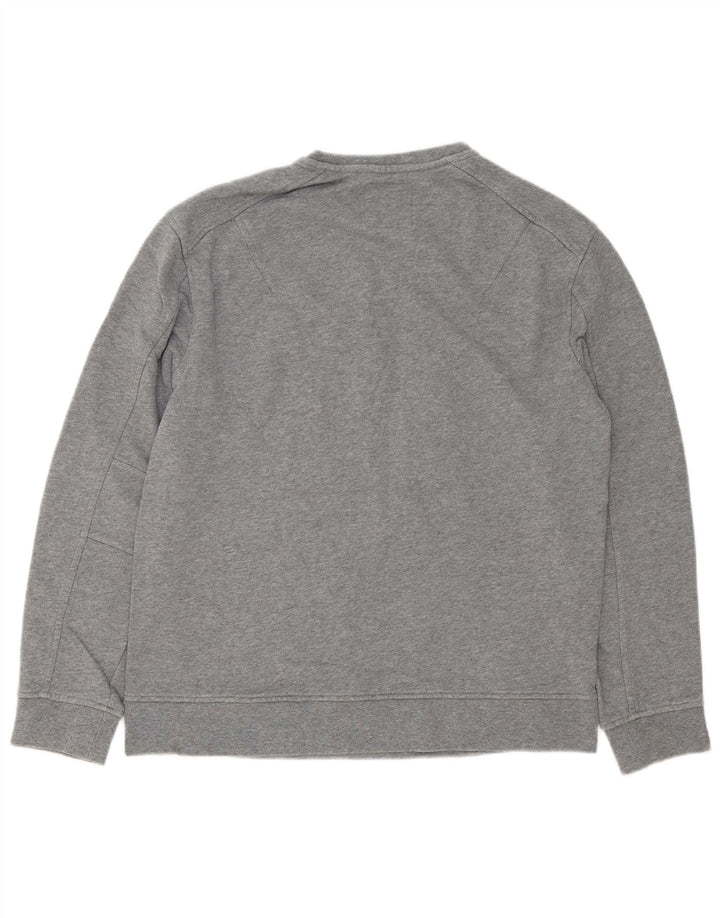 Armani Exchange Hombre Sudadera Gráfica Jersey De Algodón Gris Medio