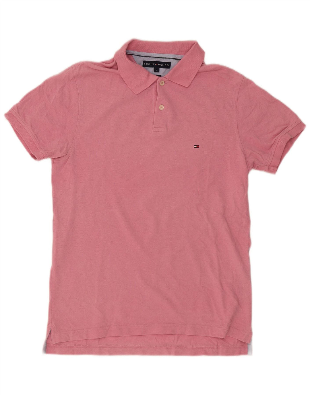 Polo Tommy Hilfiger Hombre Algodón Rosa Medio