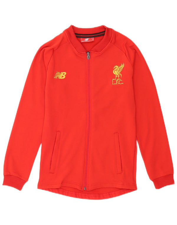 New Balance Liverpool Graphic - Chaqueta de chándal para niño, 9-10 años, color rojo