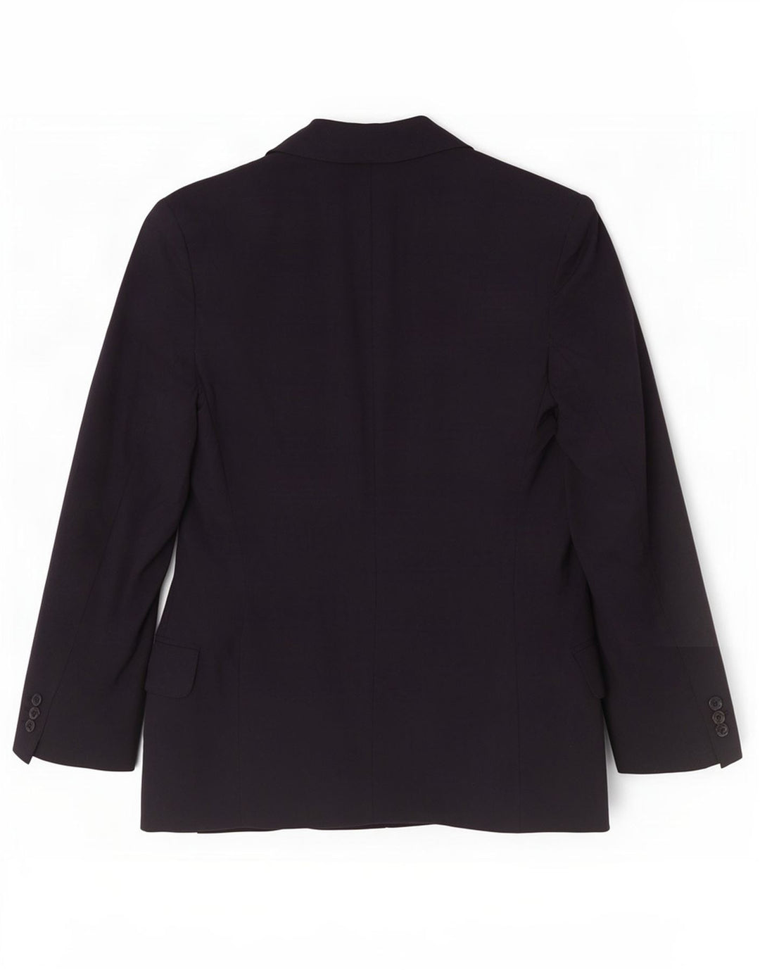 Sisley Chaqueta Blazer de 2 Botones para Mujer UK 6 XS Lana Virgen Azul Marino