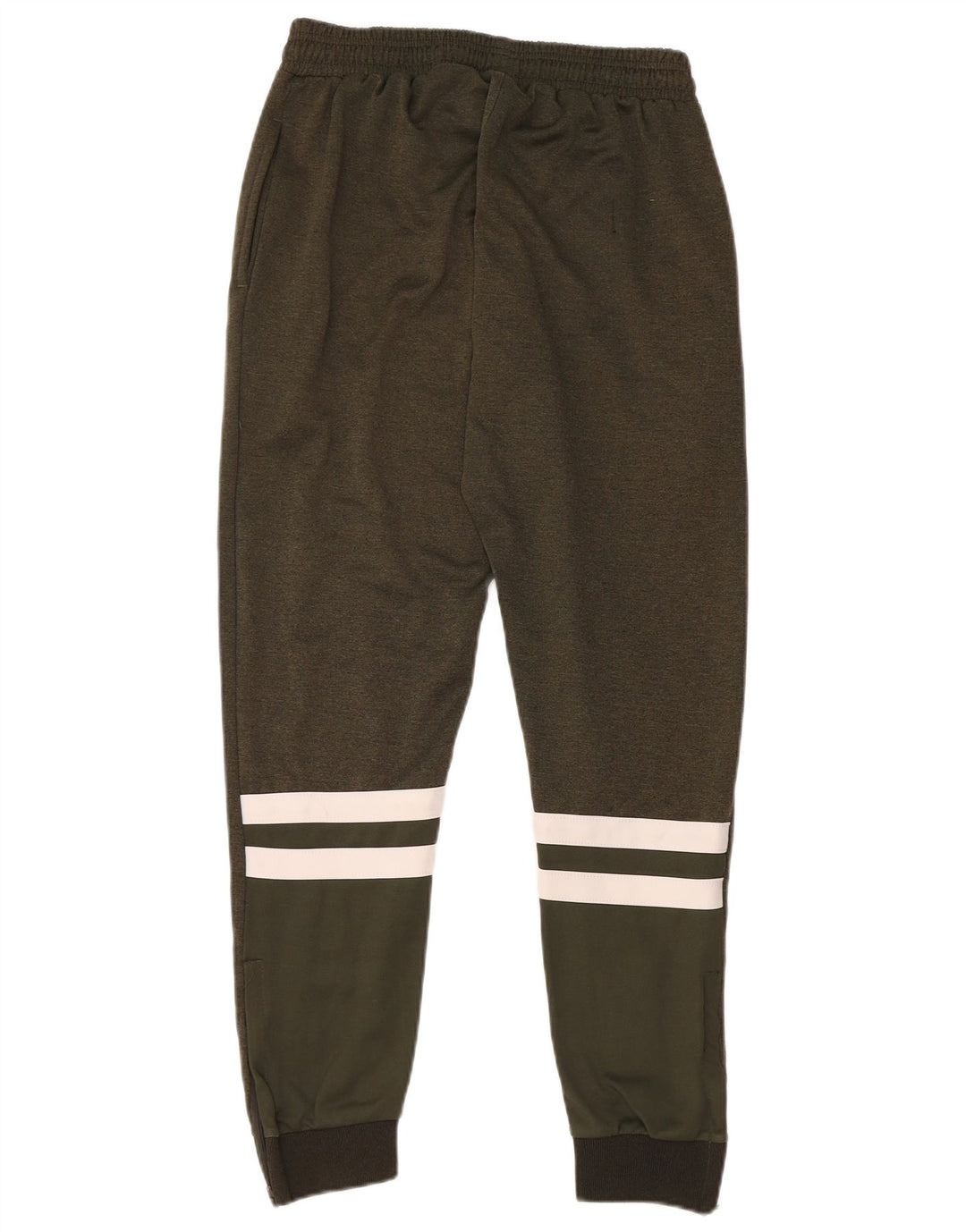 ELLESSE Hombre Pantalones De Chándal Joggers Small Caqui Colorblock Poliéster