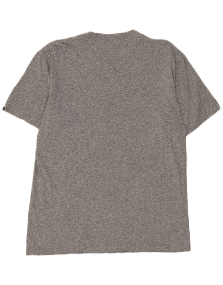 VANS Camiseta de corte clásico para hombre Top grande de algodón moteado gris