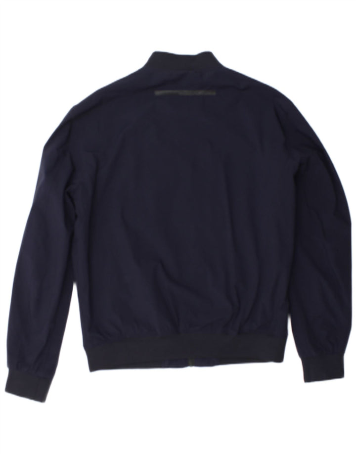 Zara Mens Bomber Jacket UK 40 Grande Azul Marino