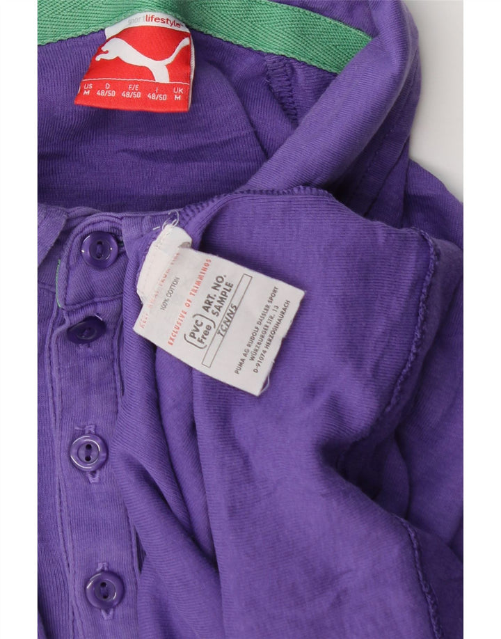 Polo Puma Hombre Algodón Morado Medio