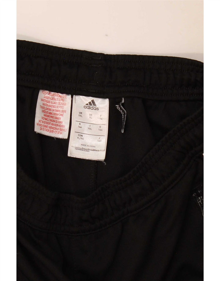 Adidas Chicos Climacool Chándal Pantalones 13-14 Años XL Negro Poliéster