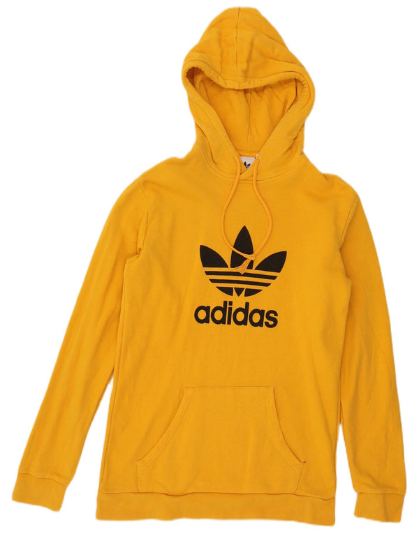 Adidas Hombre Sudadera Con Capucha Gráfica Jersey Pequeño Algodón Amarillo
