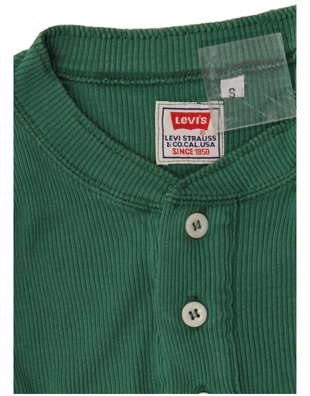 LEVI'S Hombre Camiseta Top Small Verde