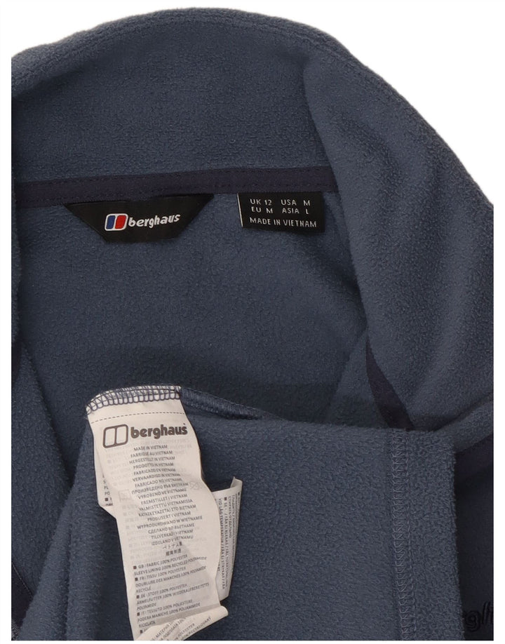 Berghaus Chaqueta polar con forro para mujer UK 40 Poliéster azul medio
