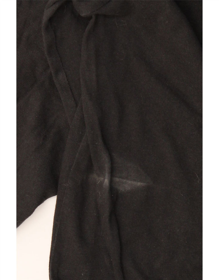 ADIDAS Camiseta gráfica para hombre de manga larga de algodón negro mediano