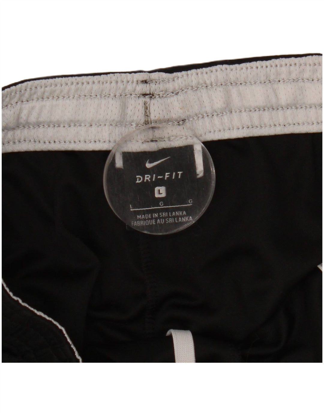 NIKE Pantalones cortos deportivos Dri Fit para hombre, talla grande, negro