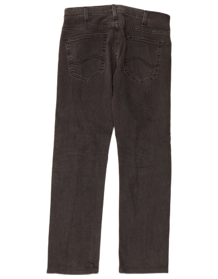 Vaqueros Lee Powell Slim para Mujer W31 L30 Algodón Gris
