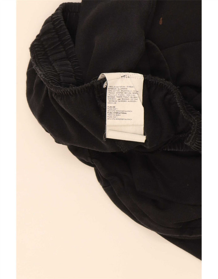 Puma Shorts deportivos gráficos para hombre Algodón negro mediano