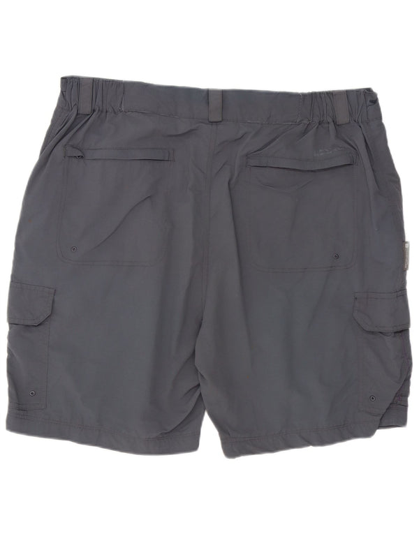 Pantalones cortos tipo cargo para hombre Mountain Warehouse W40 XL Nylon gris