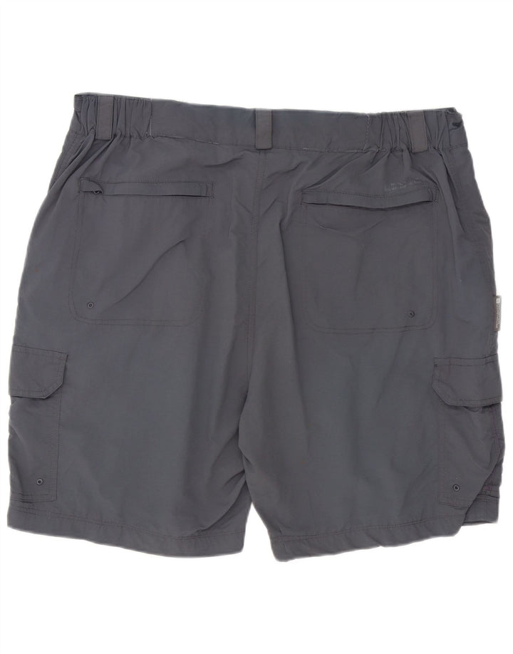 Pantalones cortos tipo cargo para hombre Mountain Warehouse W40 XL Nylon gris