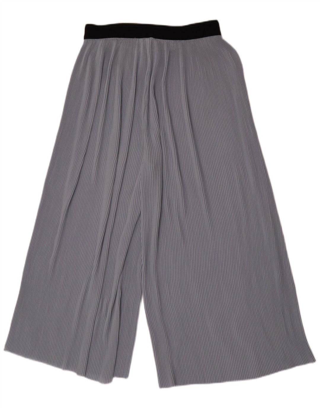 Zara Mujer Cullotes Capri Pantalón Mediano W28 L21 Azul Colorblock