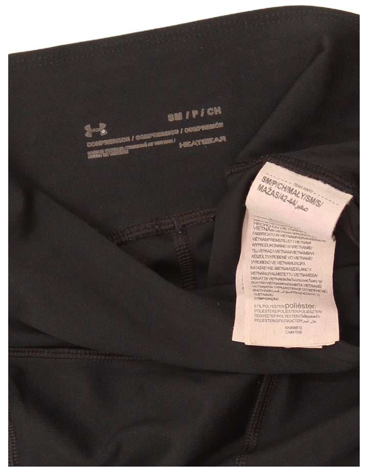 Under Armour Leggings para mujer UK 10 Small Poliéster negro