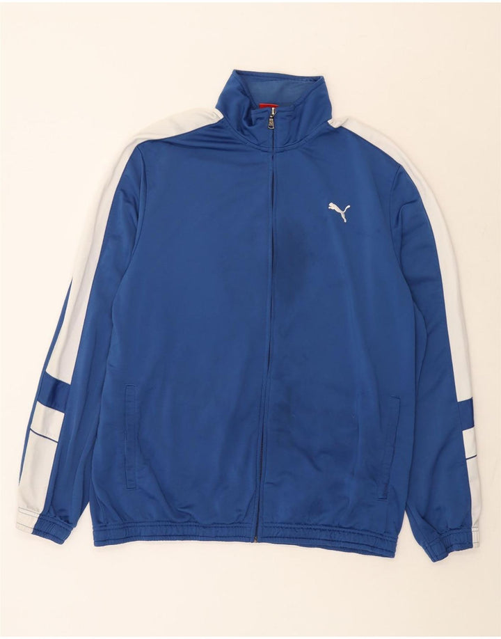 Puma Chaqueta de chándal para hombre, talla 2XL, color azul
