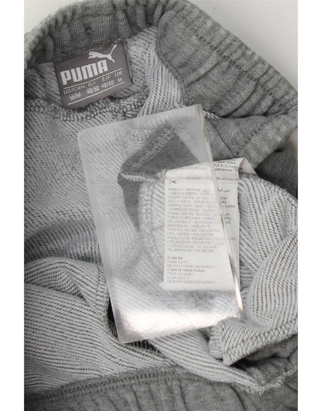 Puma Pantalones De Chándal Gráficos Joggers Gris Medio Colorblock