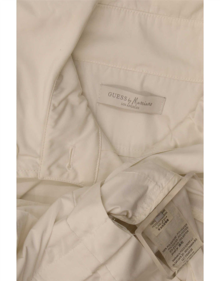 Gabardina Mujer Guess By Marciano IT 40 Small Blanco Poliéster