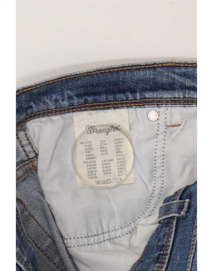 Wrangler Vaqueros rectos para hombre W34 L32 Algodón azul