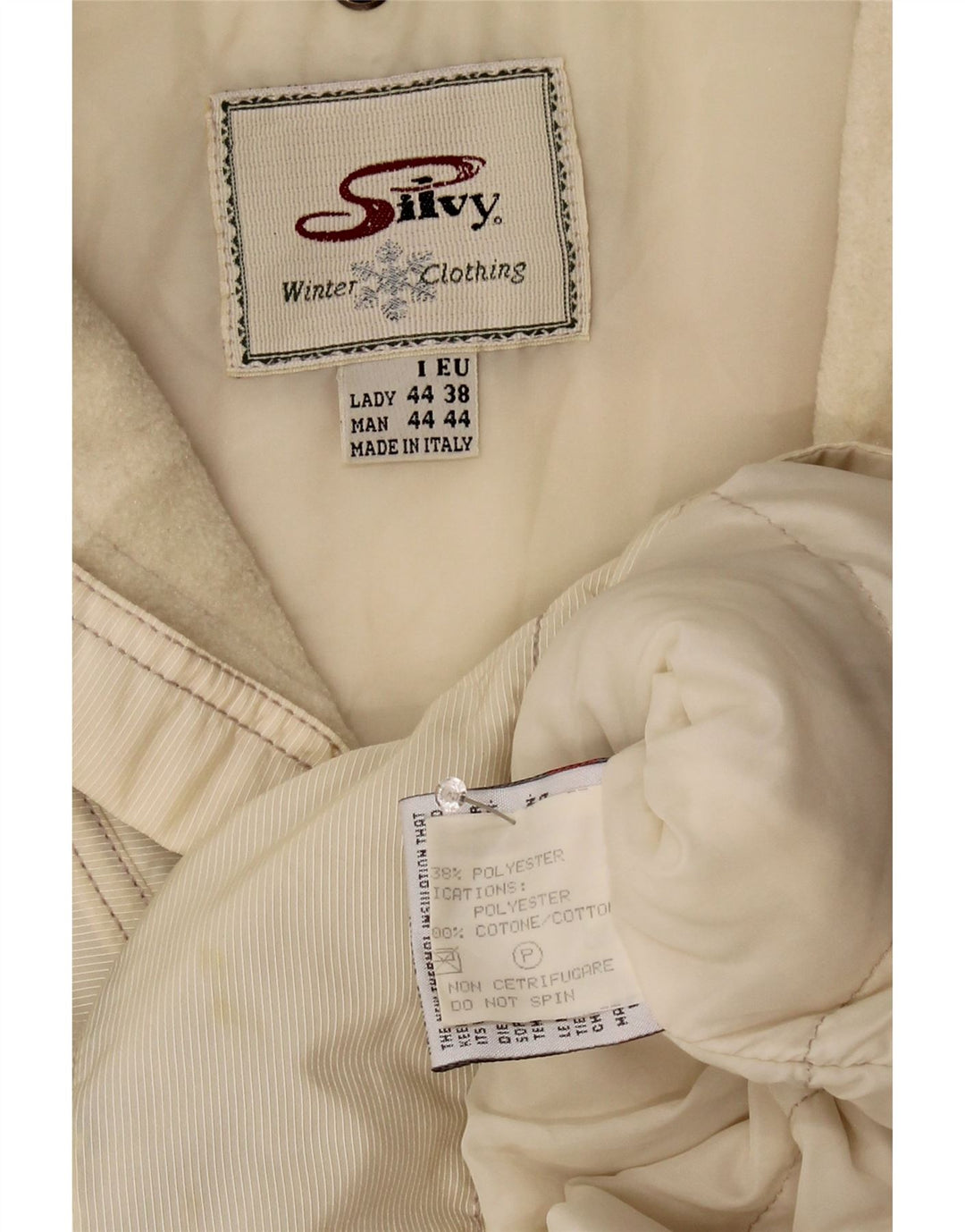 Silvy Chaqueta Anorak con capucha para mujer EU 38 Medium Off White Paisley