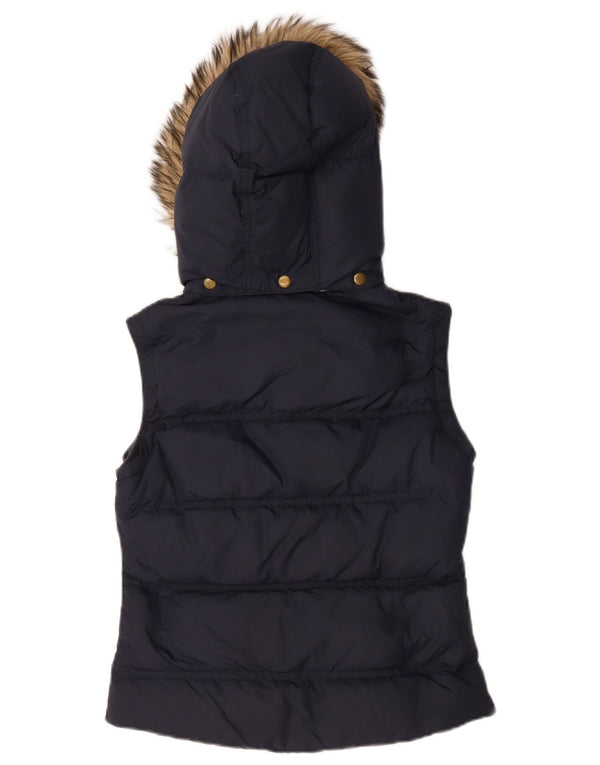 Chaleco acolchado con capucha para mujer Joules UK 8 Small Azul marino