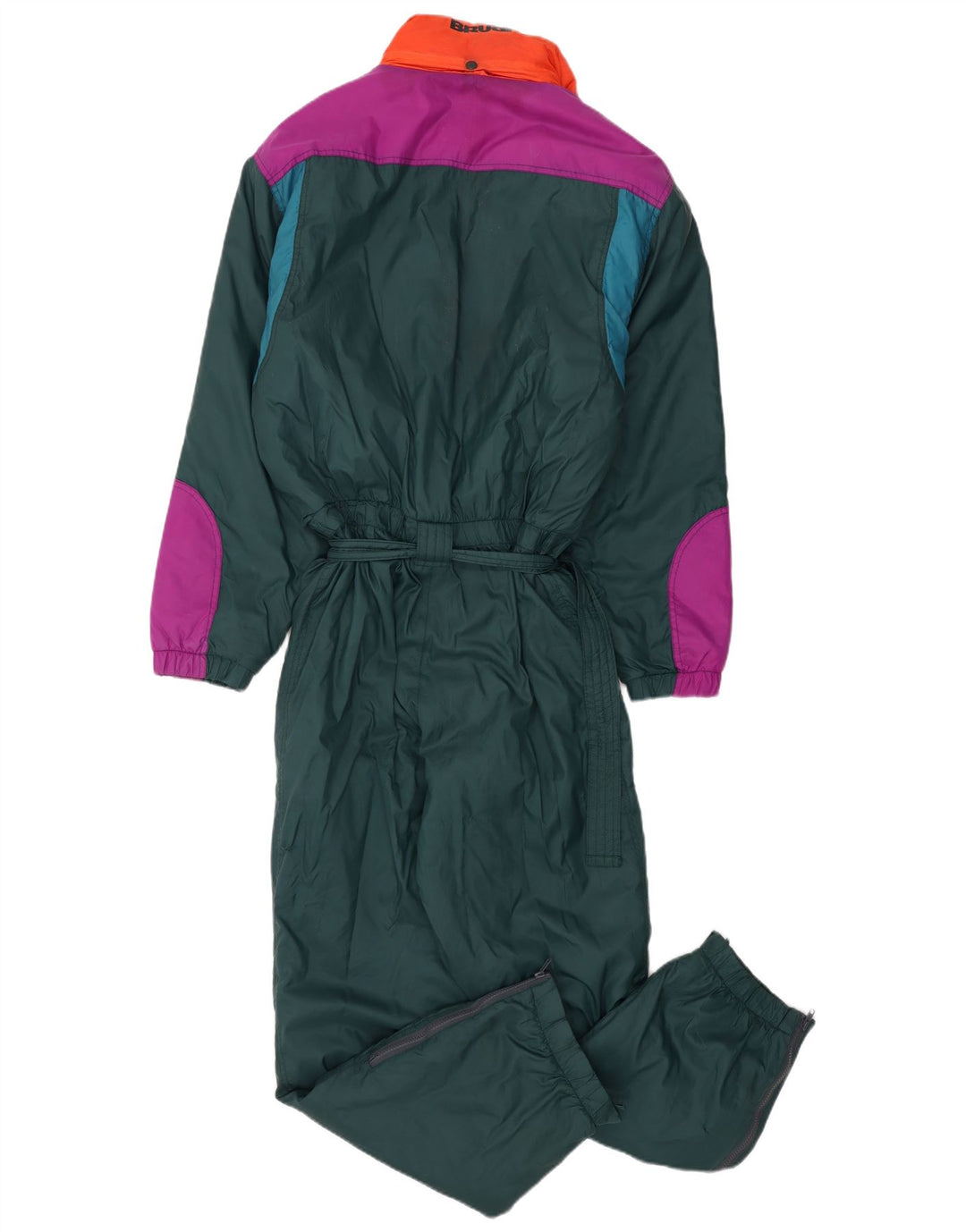 Brugi Mono de esquí con capucha para hombre IT 52 XL Poliamida verde color block