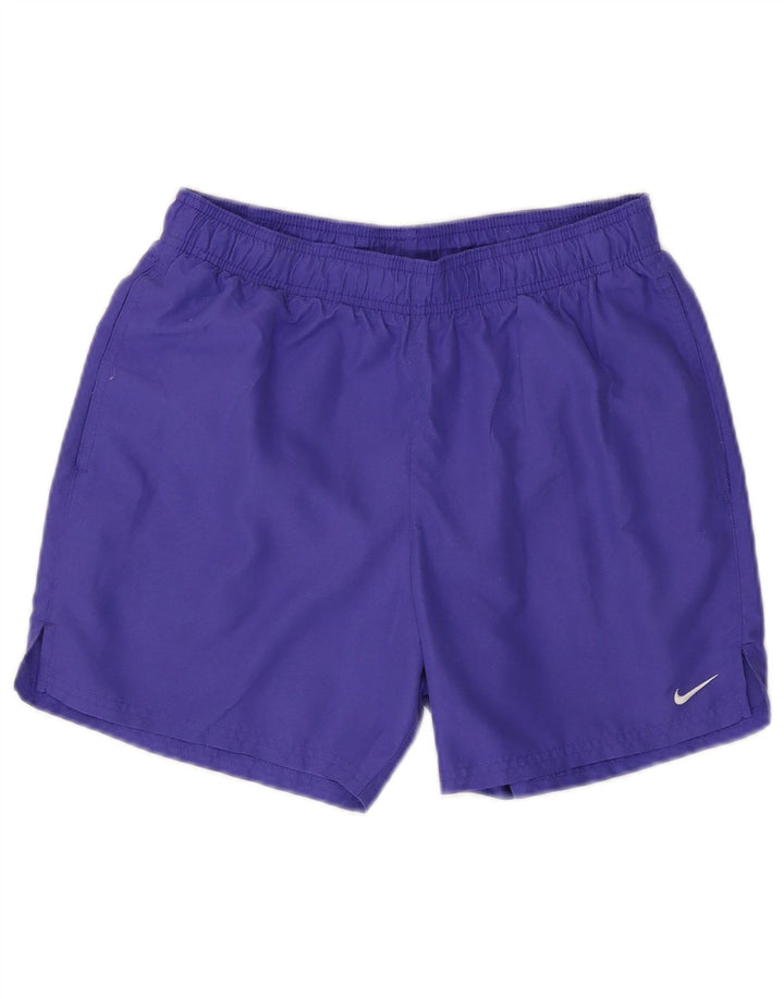 Nike - Pantalones cortos deportivos para hombre, poliéster, color morado